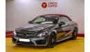 Mercedes-Benz C 200 Coupe Mercedes-Benz C200 AMG Cabriolet 2018 GCC under Agency Warranty with Zero Down-Payment.