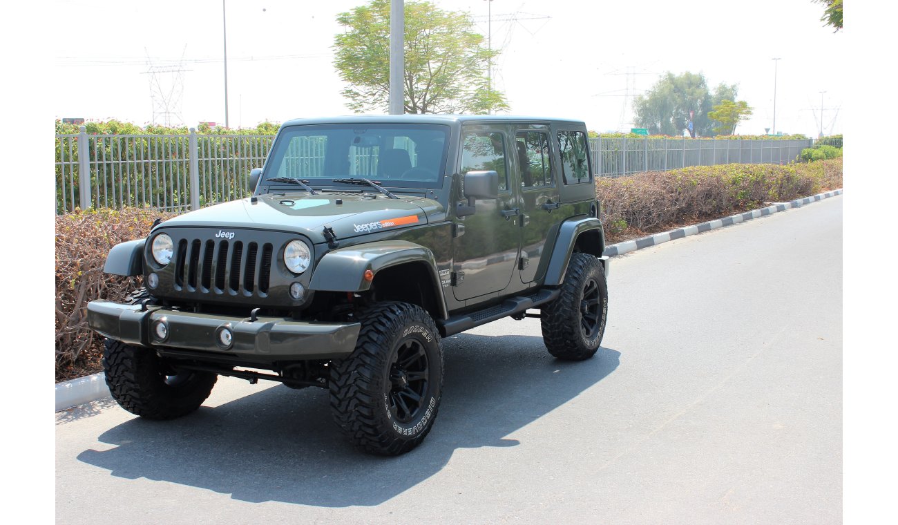 Jeep Wrangler 2015 unlimited / Jeepers Edition/ GCC from Western motors