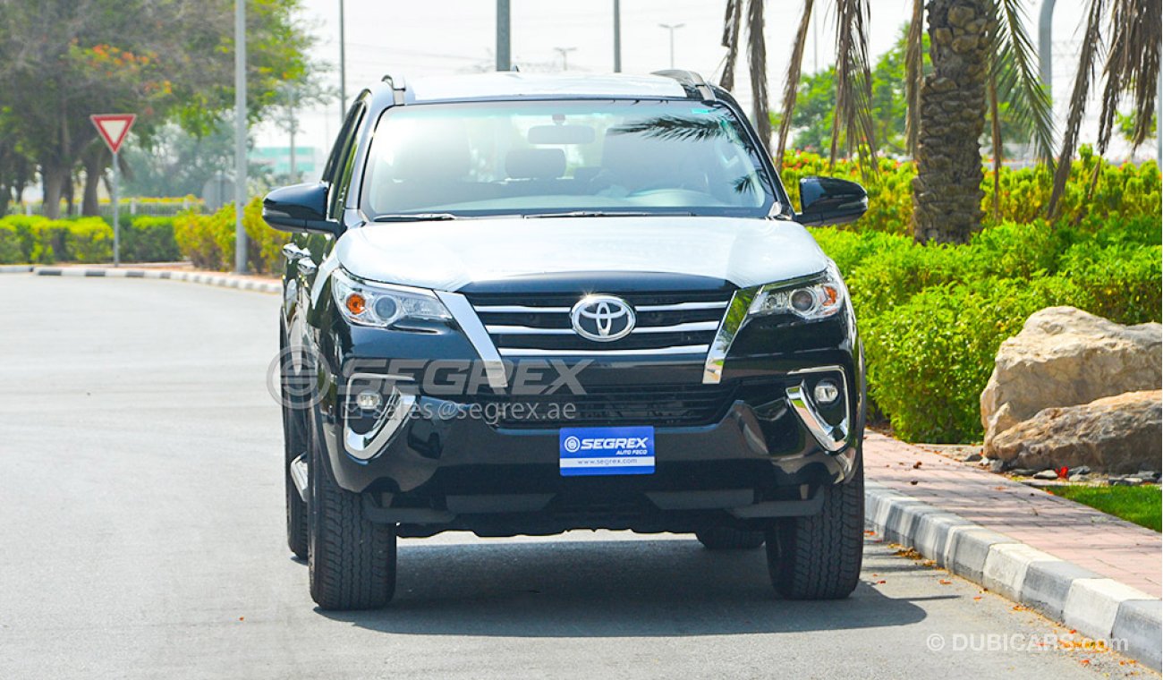 Toyota Fortuner 2.7 AT WO CRC. AC.AW. WO CAM. WITH ROOF RAIL AVAILABLE IN COLORS