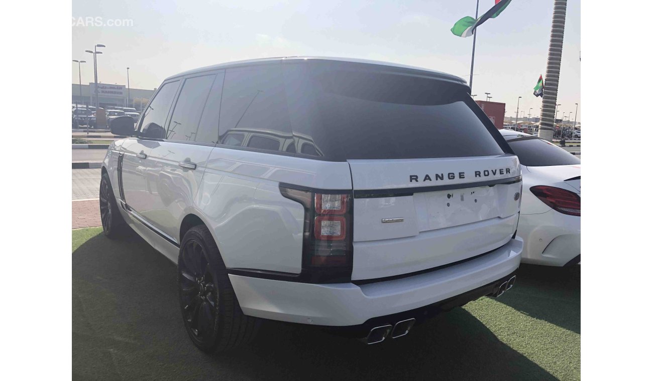 Land Rover Range Rover Vogue HSE خليجي مالك واحد تشيكات وكالة بلكامل كيت SVR وكالة