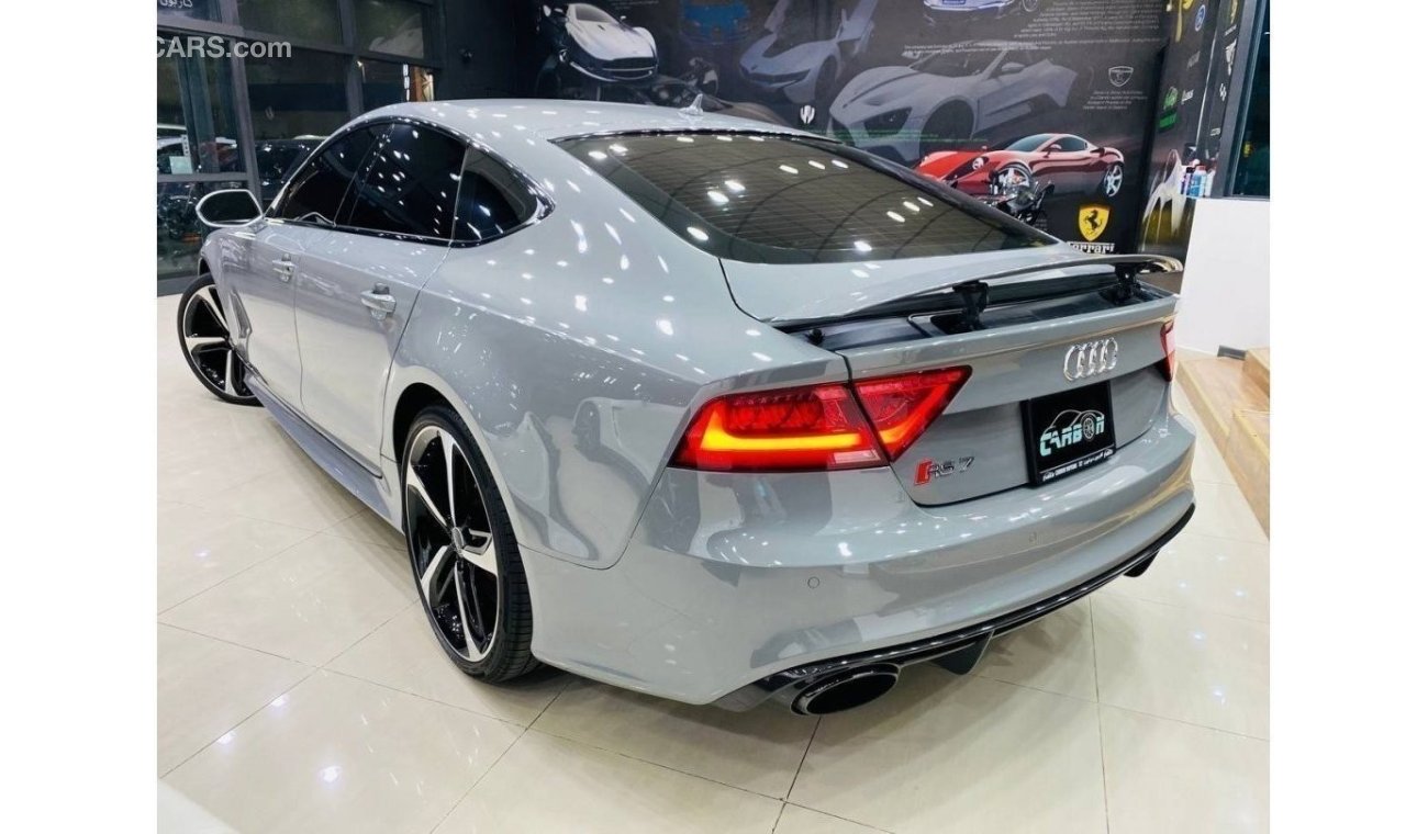 Audi RS7 EWB AUDI RS7 GCC IN AMAZING CONDTION WITH NARDO GRAY ORIGINAL COLOR  FOR 189K AED