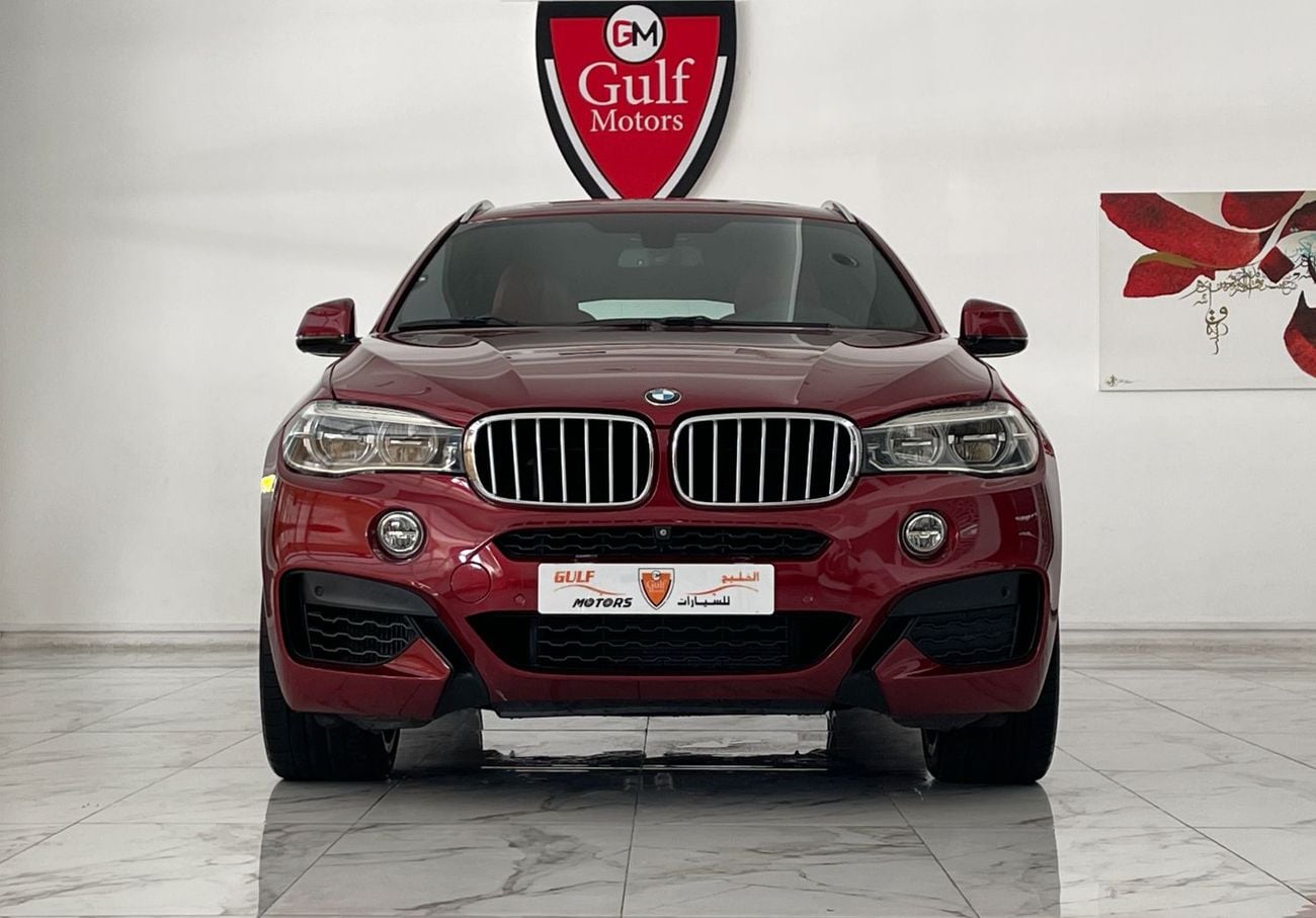 BMW X6 50i M SPORT LUXURY V8 4.4L-8CYL ORIGINAL PAINT - FULLY AGENCY MAINTAINED. AGMC-DUBAI