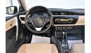 Toyota Corolla 1.6L SE+ 2015 GCC SPECS