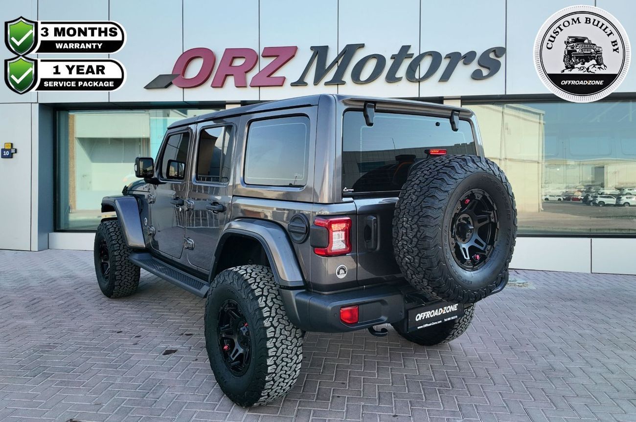 Jeep Wrangler Unlimited Sahara 3.6L / 3 Months ORZ Warranty and 1 Year ORZ Service Package Included