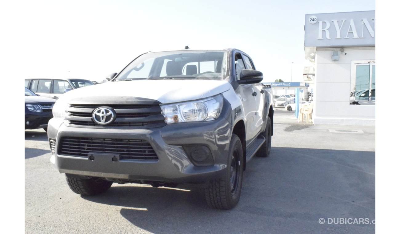 Toyota Hilux PICK UP 2.4L 4X4 DIESEL  DOUBLE CABIN GREY/SILVER 5 SEATS MANUAL TRANSMISSION ONLY FOR EXPORT