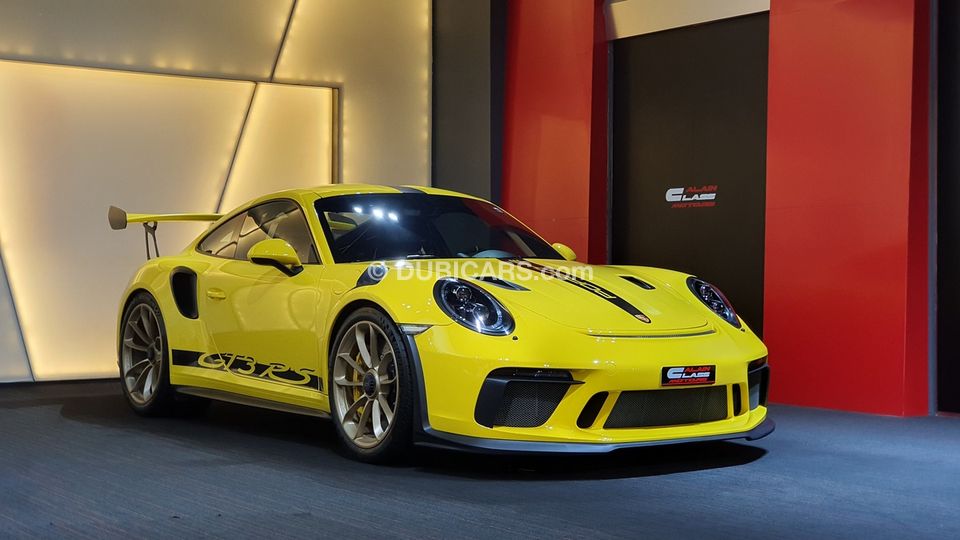 Porsche 911 GT3 RS Under Warranty for sale AED 645,000. Yellow, 2019