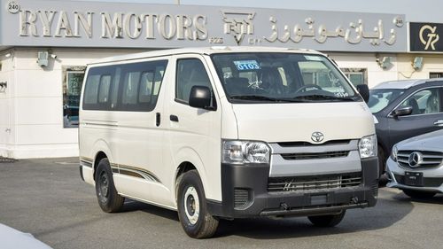 Toyota Hiace 2019 MODEL WHITE COLOR MANUAL TRANSMISSION DIESEL PASSENGER VAN ONLY FOR EXPORT
