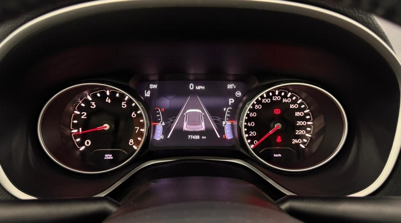 Jeep Compass 2019 JEEP COMPASS S Limited 2.4L ,180hp,6-speed Automatic,GCC Specs With Full Service History