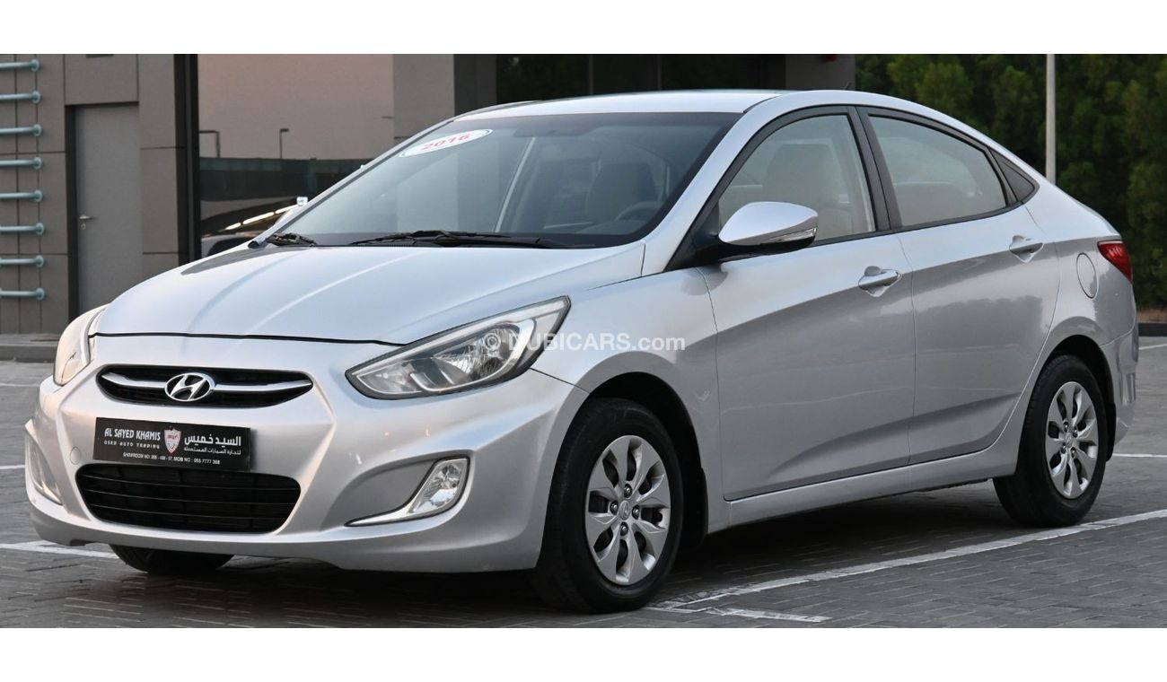 Hyundai Accent GCC EXCELLENT CONDITION WITHOUT ACCIDENT 2016