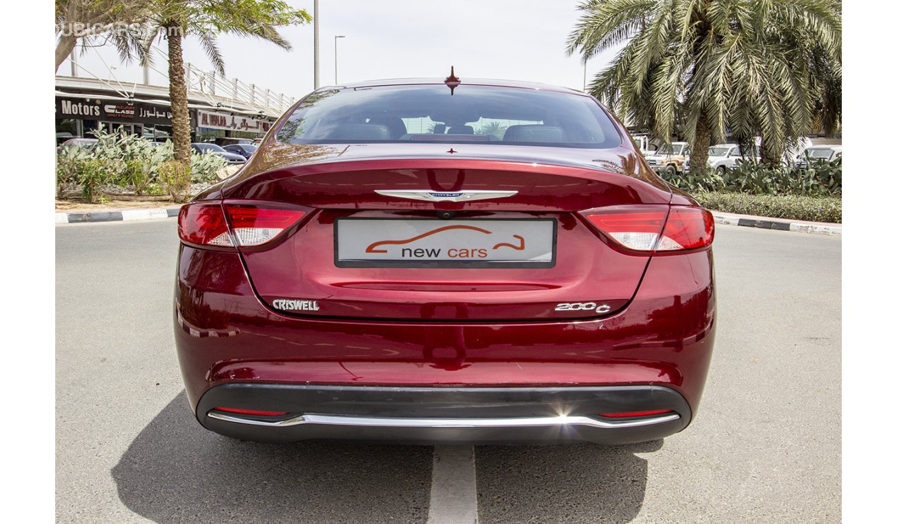 Chrysler 200C 2016 - ZERO DOWN PAYMENT - 670 AED/MONTHLY - 1 YEAR WARRANTY