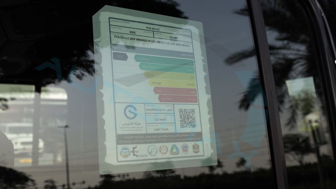 جيب رانجلر Unlimited Sahara Turbo 2025 GCC 0Km With 3 Years Warranty Or 60,000 Km @Official Dealer