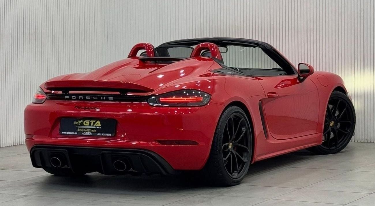 Porsche 718 Spyder 2020 Porsche 718 Spyder, Jan 2026 Porsche Warranty, Full Porsche Service History, GCC