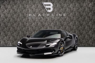 Ferrari 296 GTB BUY NOW, PAY 2027 | THE BLACKLINE STANDARD | Warranty, Ferrari Service Contract, Low KMs, GCC