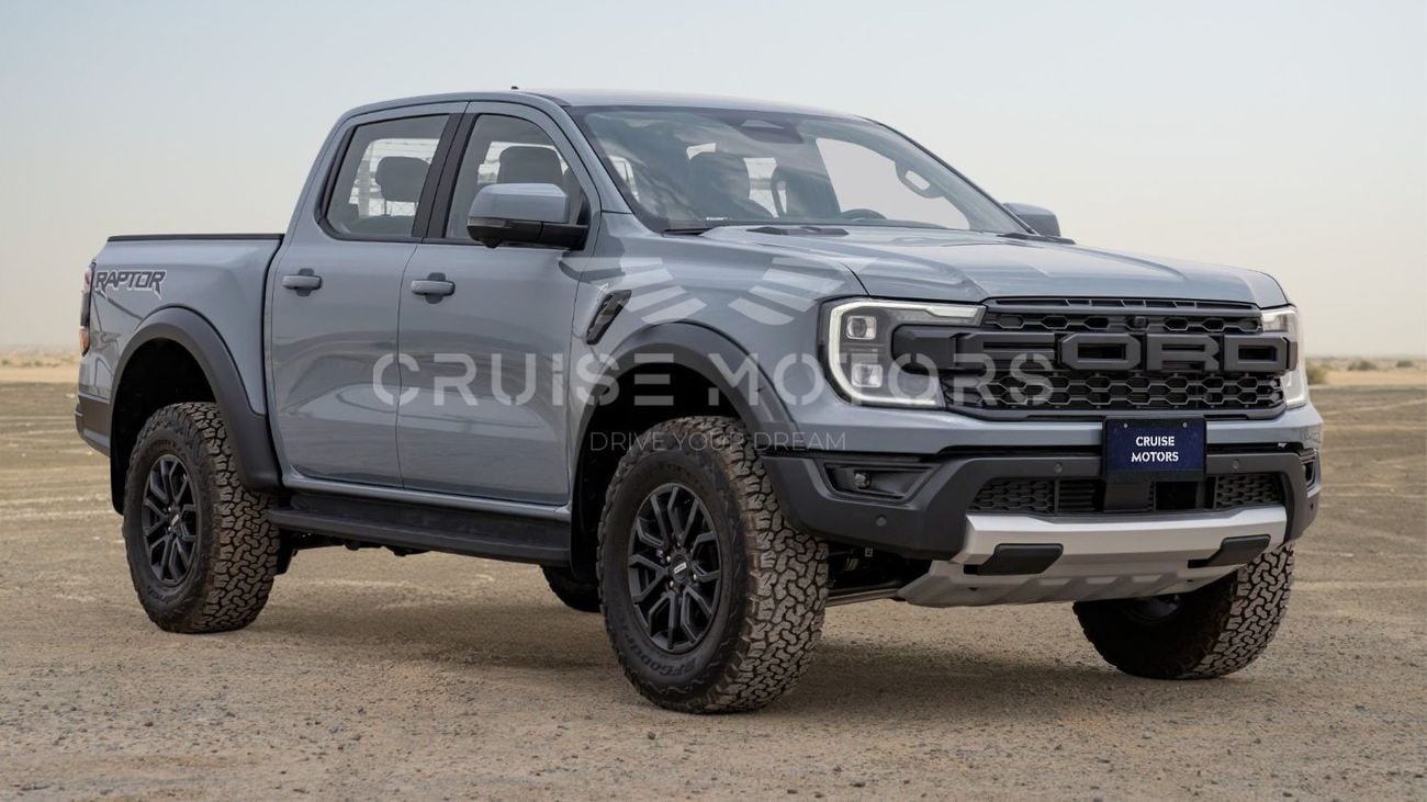 فورد رينجر رابتور Automatic - 3.0L - Petrol - Pick Up - 4WD - 5 Seats - 4 Doors - GREY