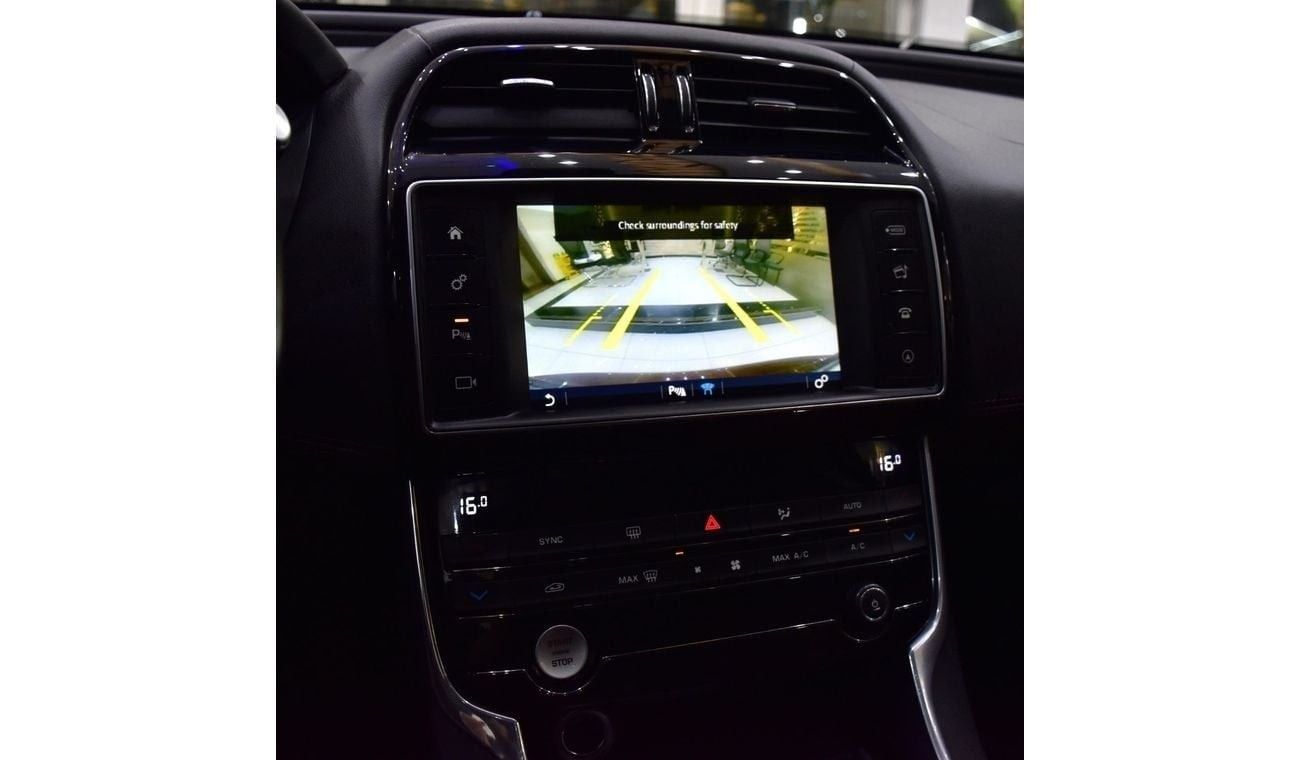 جاكوار XE EXCELLENT DEAL for our Jaguar XE R-Sport ( 2016 Model ) in Burgundy Color GCC Specs