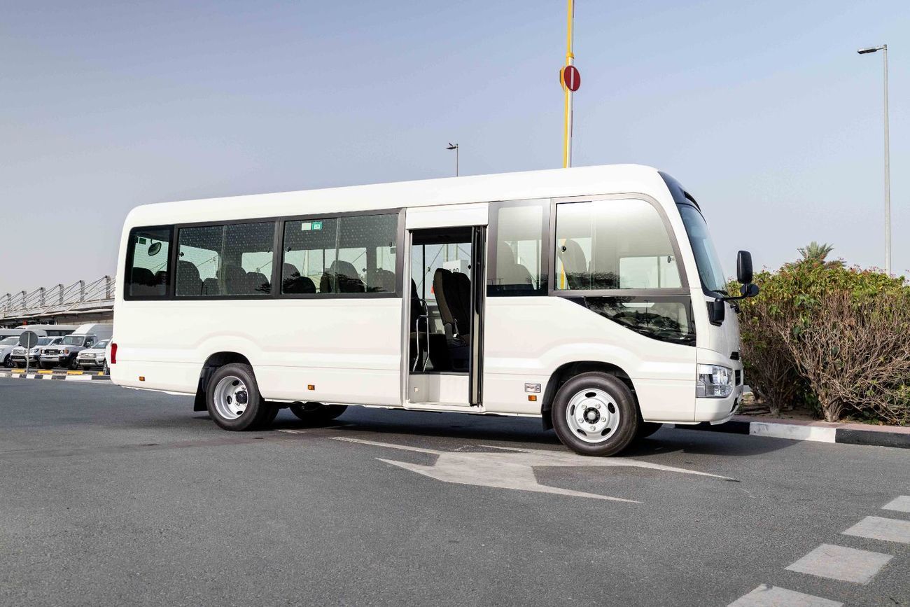 Toyota Coaster  23 Seater 4.2L - White Inside Grey | Export Only