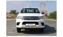 Toyota Hilux 2016 | HILUX SINGLE CABIN 4X4 GLX M/T WITH GCC SPECS AND EXCELLENT CONDITION