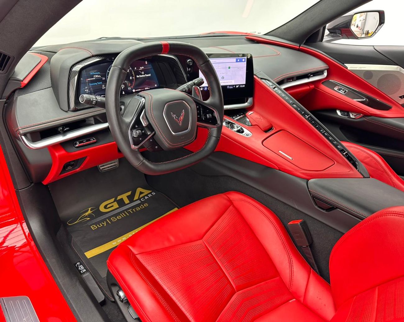 شيفروليه كورفت 2021 Chevrolet Corvette Stingray 3LT, 1 Year Warranty Unlimited Km, Chevrolet Full Service History,