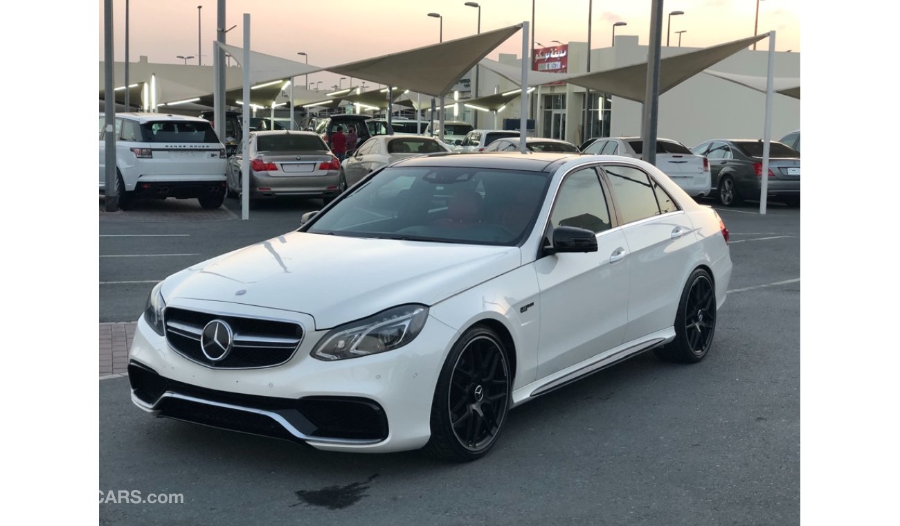 Mercedes-Benz E 63 AMG MERCEDES BENZ E63 AMG model 2014 car prefect condition full option panoramic roof leather seats back