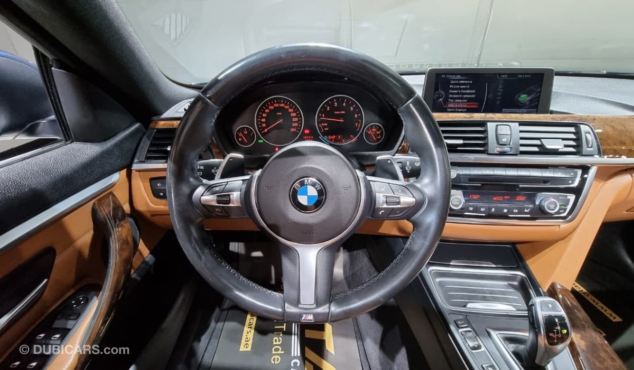 بي أم دبليو 420 2015 BMW 420I Gran Coupe, Luxury Line, Service History, Warranty, GCC