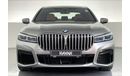 بي أم دبليو 730Li M Sport | سنة ضمان مجانية | نسبة التمويل 1.99% | خالية من أضرار الفيضانات