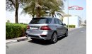 Mercedes-Benz ML 63 AMG - ZERO DOWN PAYMENT - 3,115 AED/MONTHLY - FSH/EMC - UNDER WARRANTY