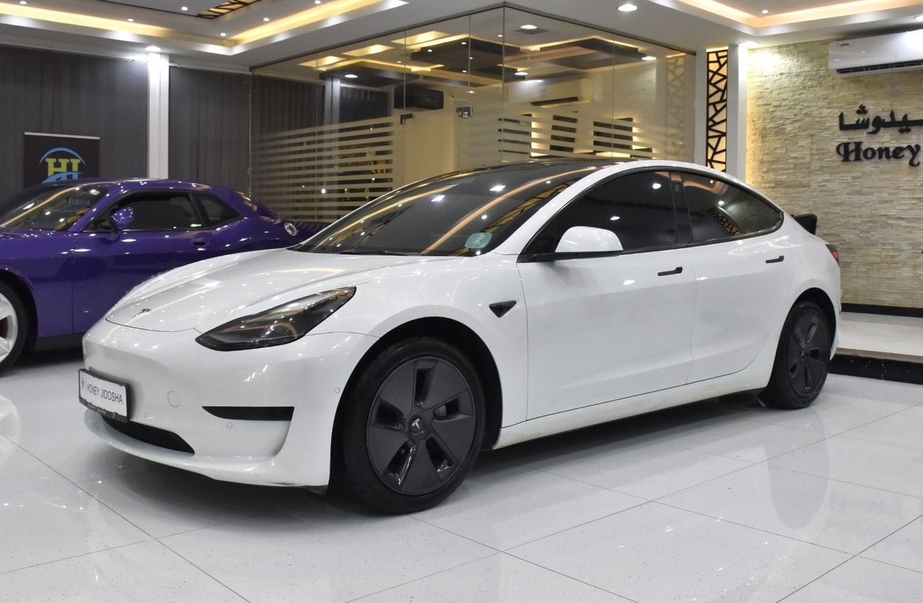 Tesla Model 3 STANDARD RANGE EXCELLENT DEAL for our Tesla Model 3 ( 2022 Model ) in White Color GCC Specs