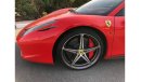 Ferrari 458 Italia 2013 /GCC Spec / At Export Price /Perfectly Well Maintained