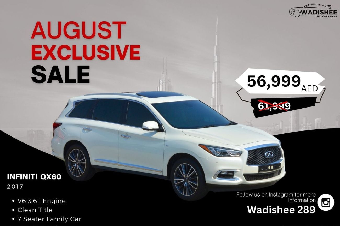 Infiniti QX60 FOR CLEANLINESS LOVERS//CLEAN TITLE//FULL OPTION//VERY GOOD CONDITION