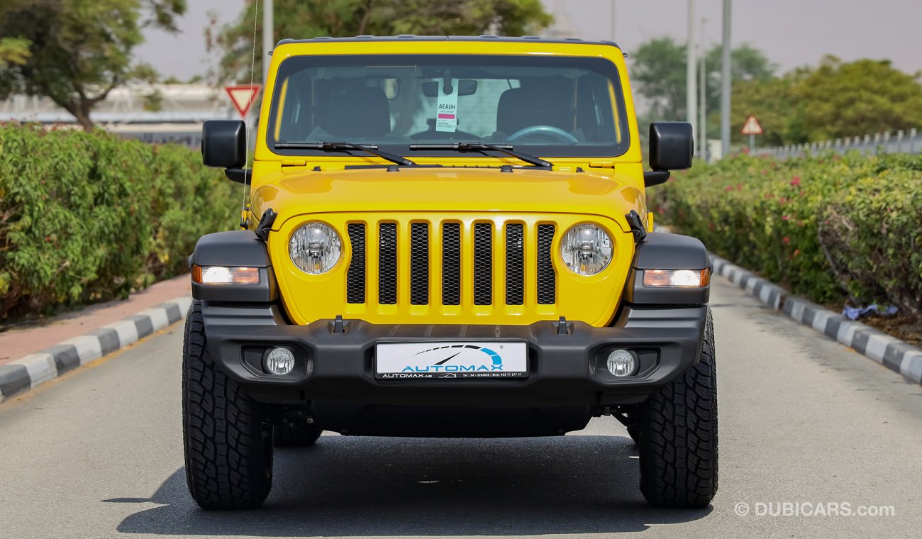 Jeep Wrangler Unlimited Sport Plus V6 3.6L , GCC , 2021 , 0Km , W/3 Yrs or 60K Km WNTY @Official Dealer