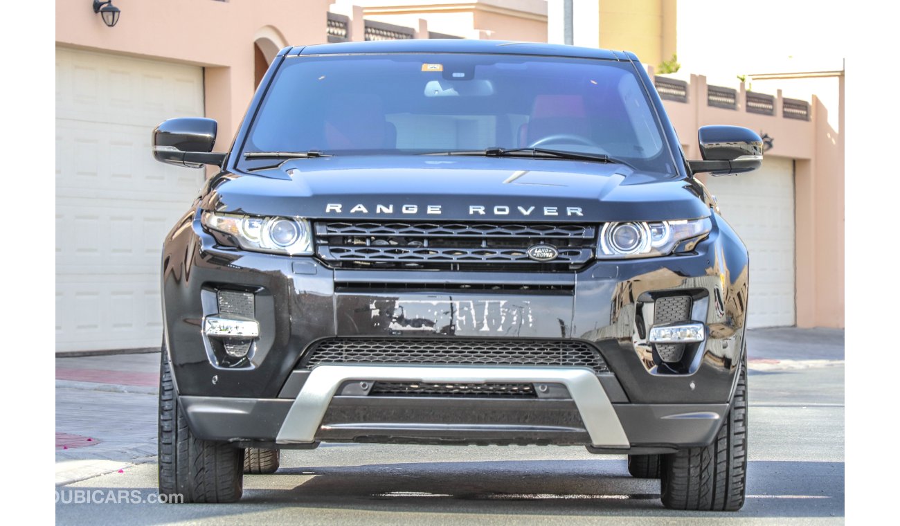 Land Rover Range Rover Evoque Dynamic plus 2013 AED 1900 P.M with 0% D.P under warranty