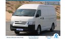 تويوتا هاياس 2017 | HIACE GLS HIROOF CARGO VAN WITH GCC SPECS AND EXCELLENT CONDITION