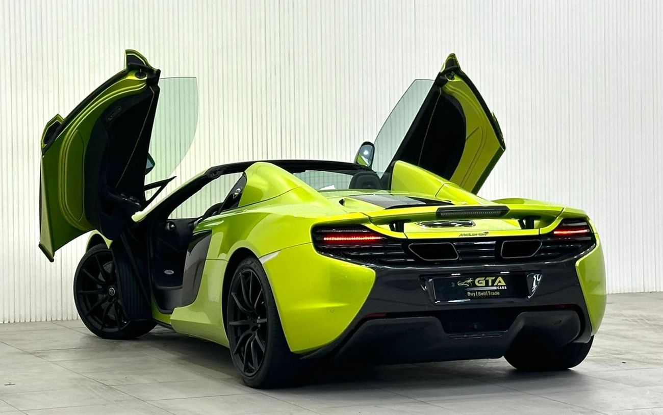 مكلارين 650S 2015 McLaren 650S Spider MSO, Full Carbon Fiber Package(Top Specs P1 Looks Rim) Full McLaren History