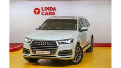 أودي Q7 Audi Q7 45 TFSI 2017 GCC under Warranty with Flexible Down-Payment.