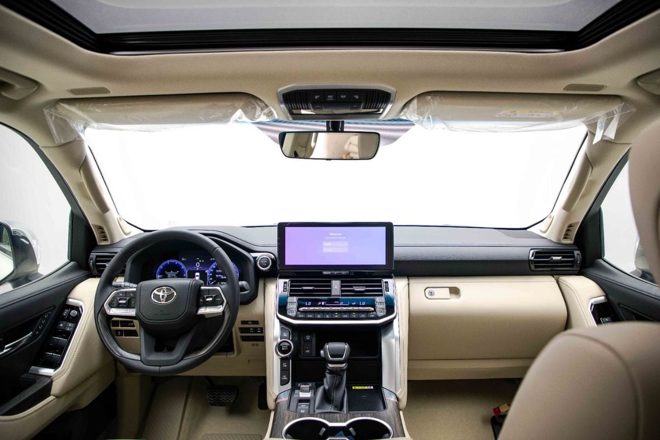 Toyota Land Cruiser VX LC300 4.0L - White Inside Beige | Export Only