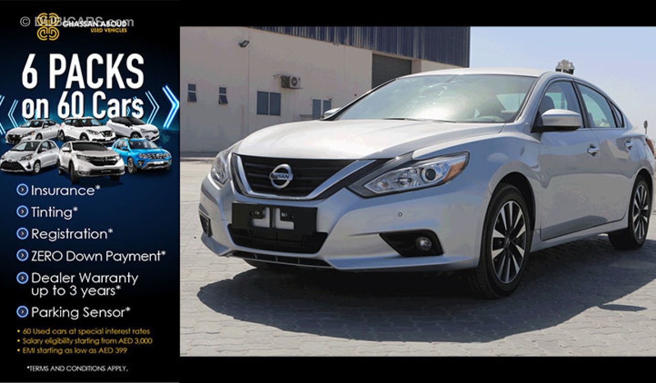 نيسان ألتيما CERTIFIED VEHICLE WITH DELIVERY OPTION; ALTIMA S(GCC SPECS) FOR SALE WITH WARRANTY(CODE : 72763)