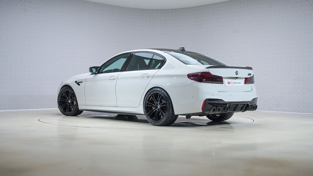 BMW M5 Competition 4.4L (617 HP) | AED 4,840 PM | Up to 3 Years Warranty | GCC
