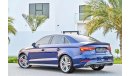 Audi S3 | AED 2,135 Per Month | 0% DP | Exceptional Condition!