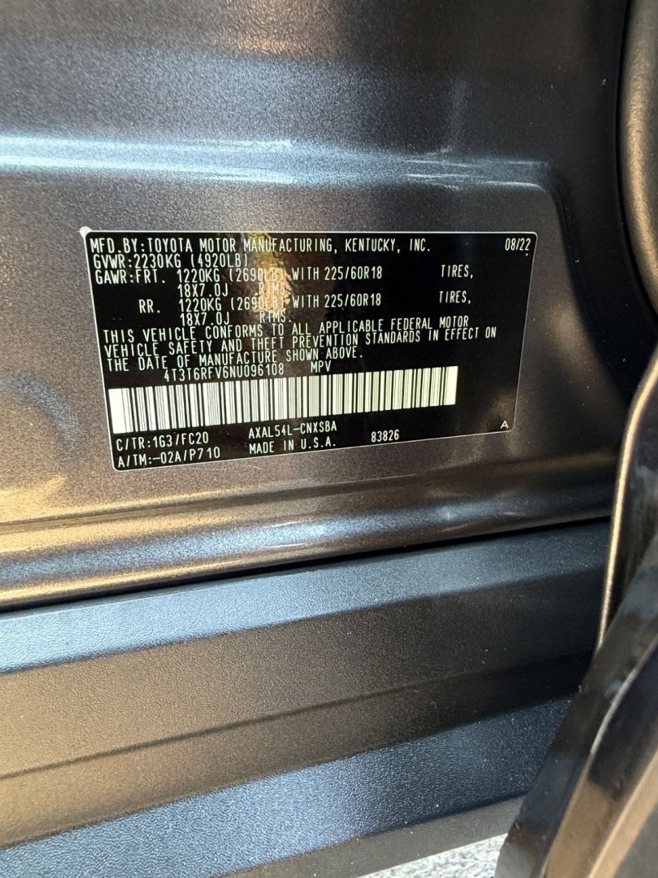 Toyota RAV4 VXR HEV 2.5L (219 HP) AWD