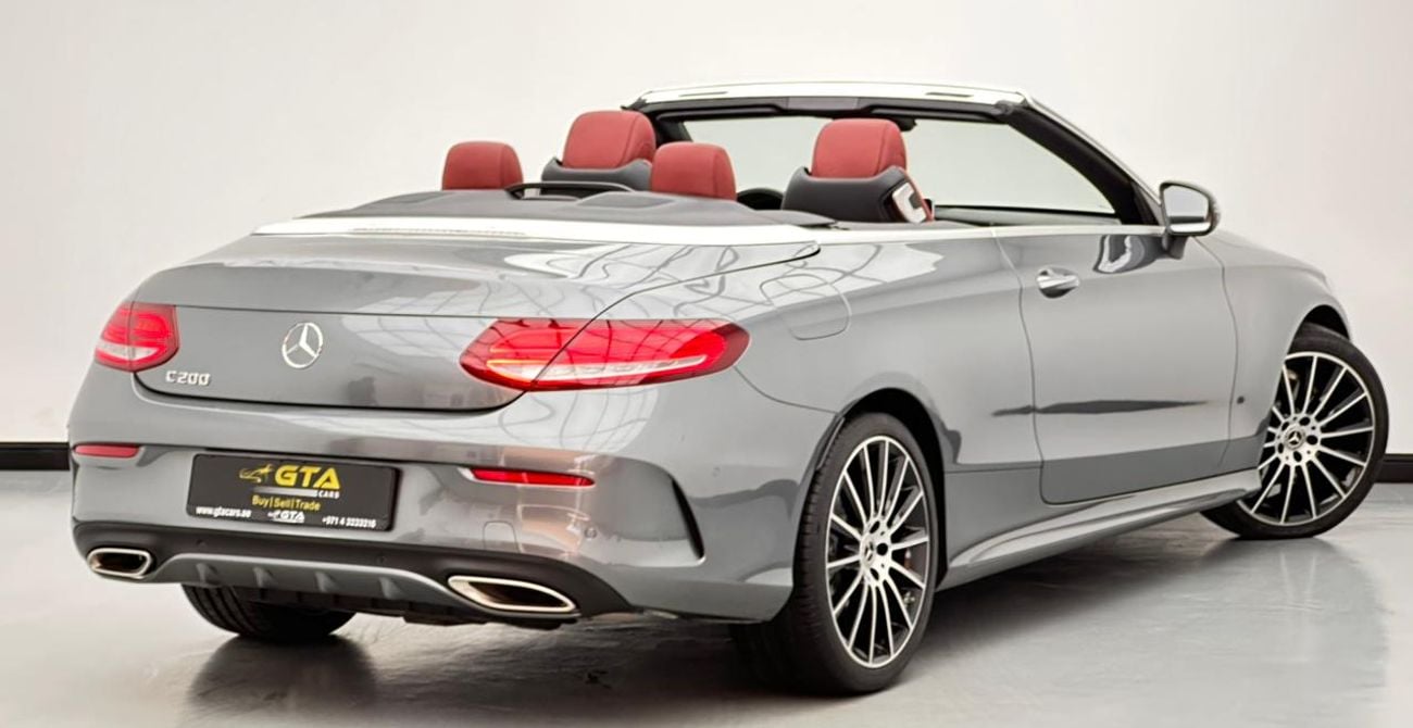 مرسيدس بنز C 200 كوبيه 2018 Mercedes-Benz C200 Cabriolet, 1 Year Unlimited KM Warranty, Full Service History, GCC