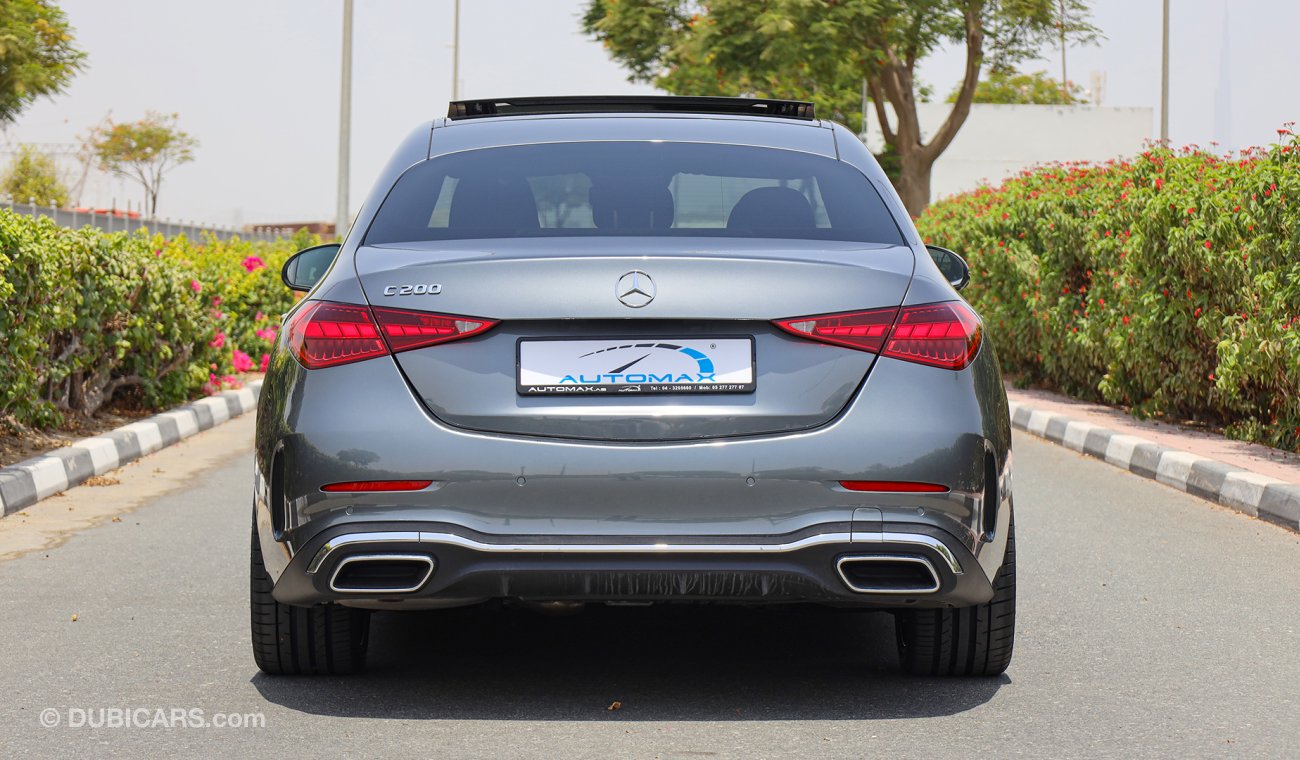 مرسيدس بنز C200 “Baby S-Class” , 2022 , GCC , 0Km , W/3 Yrs or 100K Km WNTY