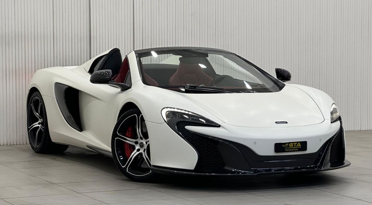 McLaren 650S 2016 McLaren 650S Spider, July 2025 McLaren Agency Warranty, Full Service History, GCC