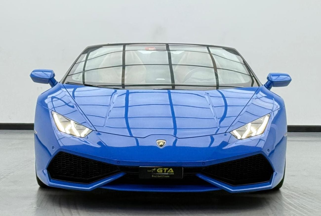 لامبورغيني هوراكان 2016 Lamborghini Huracan Spyder, Full Service History, Excellent Condition, GCC