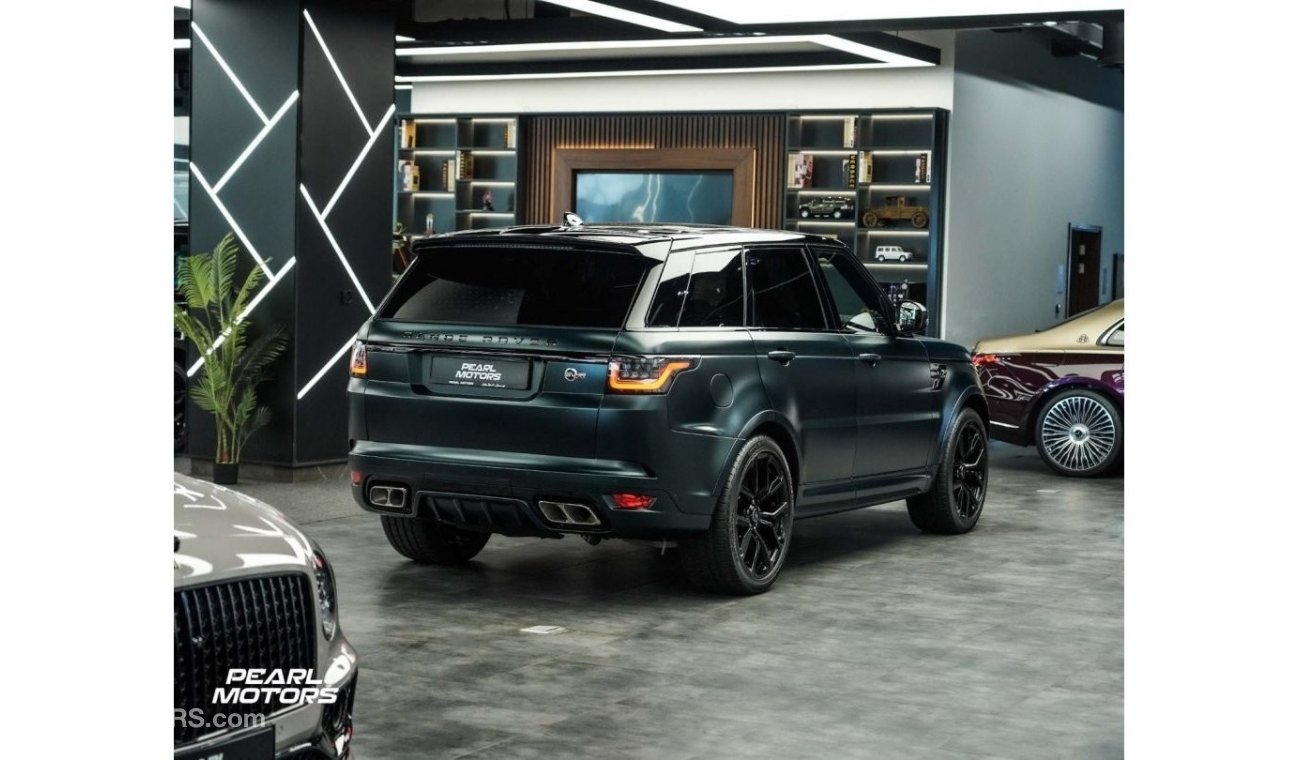 Land Rover Range Rover Sport SVR 2022 | ZERO KM | RANGE ROVER SPORT SVR - Carbon fiber edition | matt green | warranty