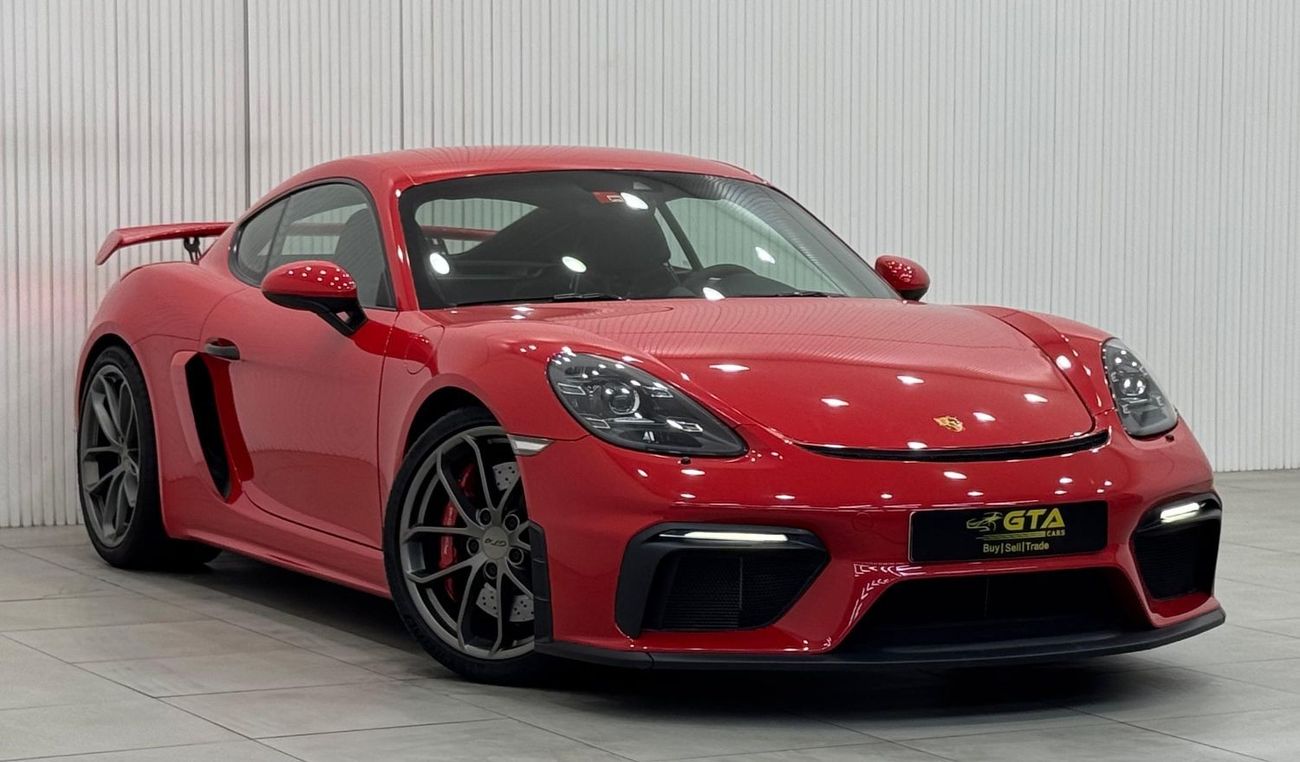 بورش كايمان 718 GT4 4.0L (414 HP) M/T 2020 Porsche 718 Cayman GT4, May 2025 Porsche Warranty, Manual Transmission, V