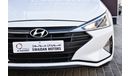 Hyundai Elantra AED 719 PM | 1.6L GL GCC DEALER WARRANTY