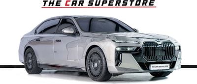 BMW M760Li GCC-1 Owner-Abu Dhabi Motors Warranty Service Contract Until 07/2030