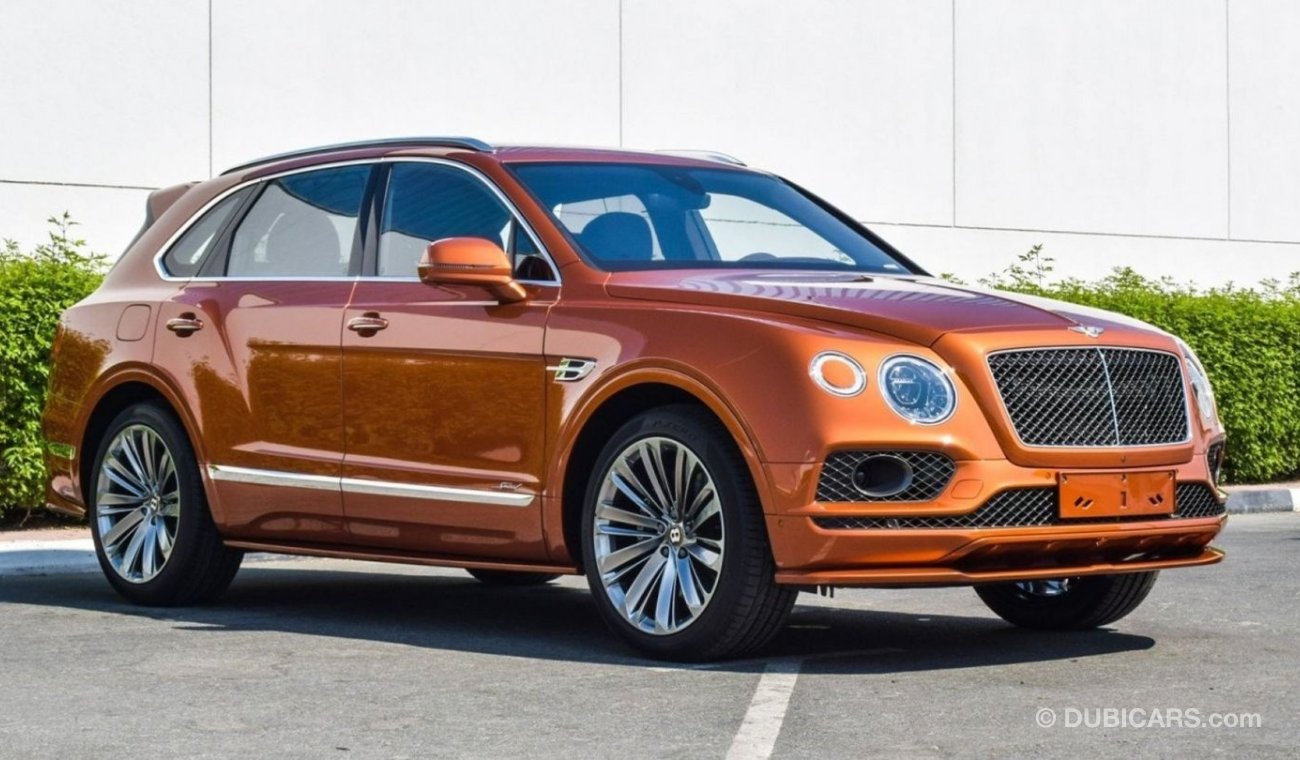 Bentley Bentayga Speed v12 Local Registration + 10%