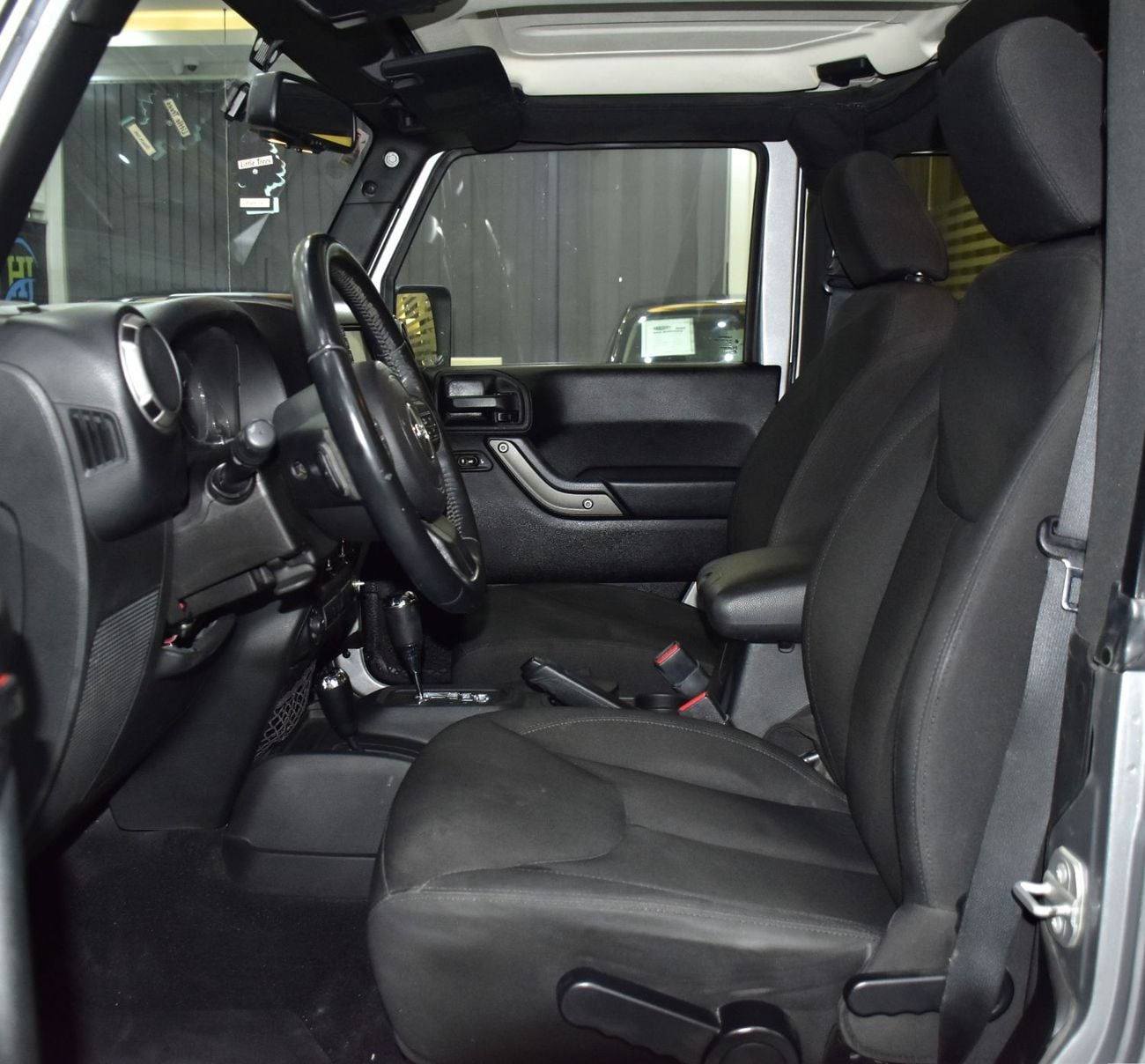 Jeep Wrangler EXCELLENT DEAL for our Jeep Wrangler Sport ( 2016 Model ) in Silver Color GCC Specs