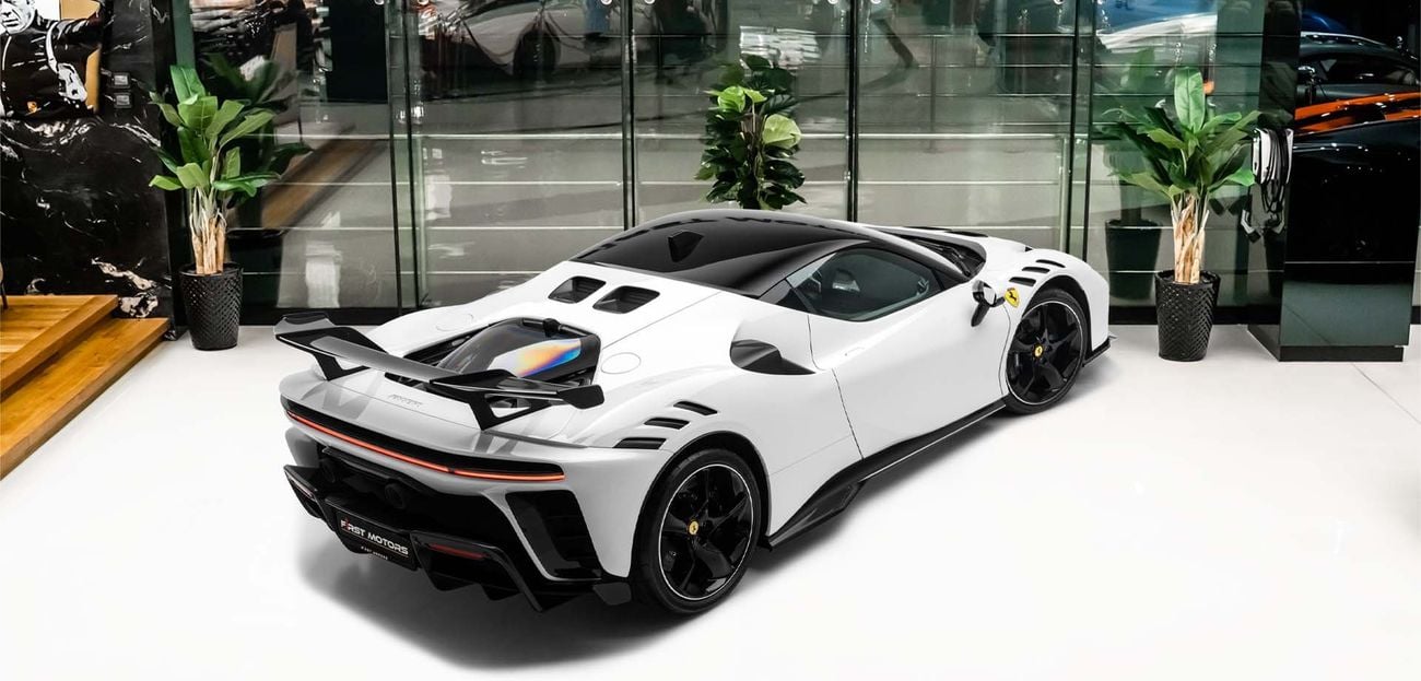 فيراري SF90 ستراديل سترادالي 4.0-liter twin-turbocharged V8 engine + 3 electric motors | Warranty